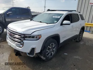 2021 GMC Acadia SLE with VIN 1GKKNKLA1MZ132040, listed as a Copart auction lot 43847995 with 91,777 mi miles and Salvage Title. Bid and sale history available at DreamBid. Image 1.