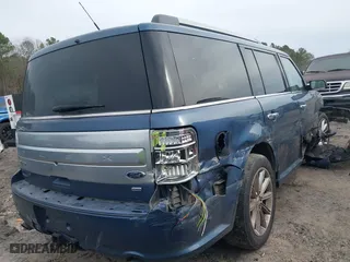 2019 Ford Flex Limited with VIN 2FMHK6D86KBA26163, listed as a IAAI auction lot 41728042 with 124,417 mi miles. Bid and sale history available at carsss.com. Image 4.