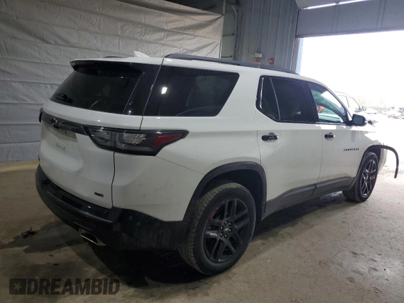 2020 Chevrolet Traverse Premier with VIN 1GNEVKKW5LJ228196, listed as a Copart auction lot 48376825 with 63,164 mi miles and Salvage Title. Bid and sale history available at carsss.com. Image 3.