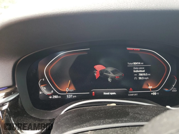 2021 BMW 5 Series 530i xDrive с VIN WBA13BJ01MCF54660, выставлен на аукционе Copart как лот 59411655 с пробегом 90 414 миль миль и Списание • Salvage title. История ставок и продаж доступна на DreamBid. Изображение 9.