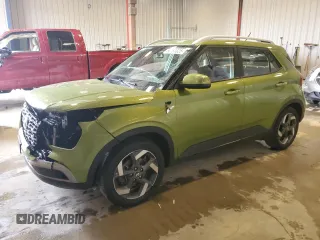 2024 Hyundai Venue SEL with VIN KMHRC8A34RU333552, listed as a Copart auction lot 58791325 with 36,836 mi miles and Non repairable. Bid and sale history available at DreamBid. Image 1.