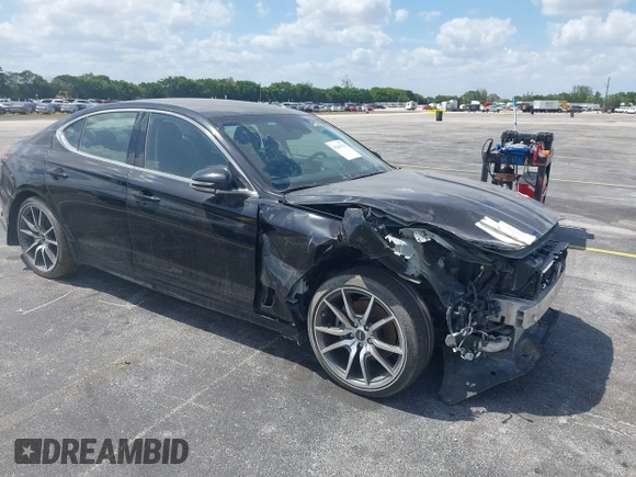2023 Genesis G70 2.0T z VIN KMTG34TA3PU129713, wystawiony jako IAAI lot #42166763 z przebiegiem 8 692 mil mil oraz . Historia ofert i sprzedaży dostępna na DreamBid. Obrazek 1.