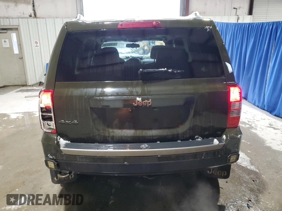 2017 Jeep Patriot 75th Anniversary with VIN 1C4NJRBB2HD168832, listed as a Copart auction lot 44936295 with 91,953 mi miles and Salvage Title. Bid and sale history available at carsss.com. Image 6.
