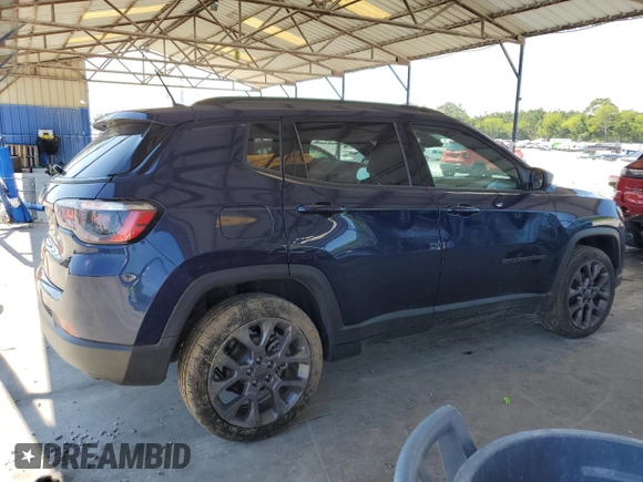 2021 Jeep Compass 80th Anniversary with VIN 3C4NJDEB6MT584434, listed as a Copart auction lot 63204775 with 77,210 mi miles and Salvage title. Bid and sale history available at DreamBid. Image 3.