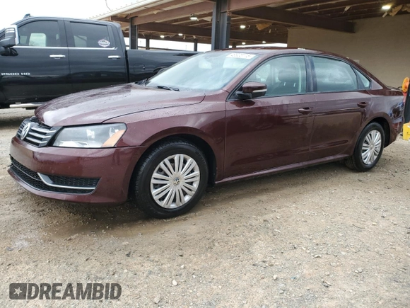 2014 Volkswagen Passat S with VIN 1VWAP7A30EC001976, listed as a Copart auction lot 49905115 with 156,022 mi miles and Salvage title. Bid and sale history available at DreamBid. Image 1.