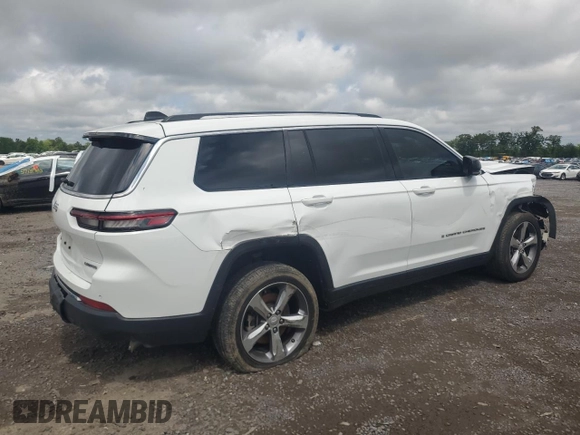 2021 Jeep Grand Cherokee Limited z VIN 1C4RJKBG9M8113253, wystawiony jako Copart lot #56899955 z przebiegiem 37 989 mil mil oraz Szkoda całkowita • Salvage title. Historia ofert i sprzedaży dostępna na DreamBid. Obrazek 3.
