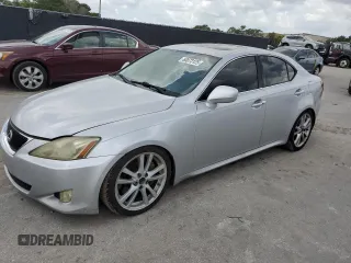 2006 Lexus IS 350 with VIN JTHBE262165010187, listed as a Copart auction lot 60073125 with 174,635 mi miles and Salvage title. Bid and sale history available at DreamBid. Image 1.