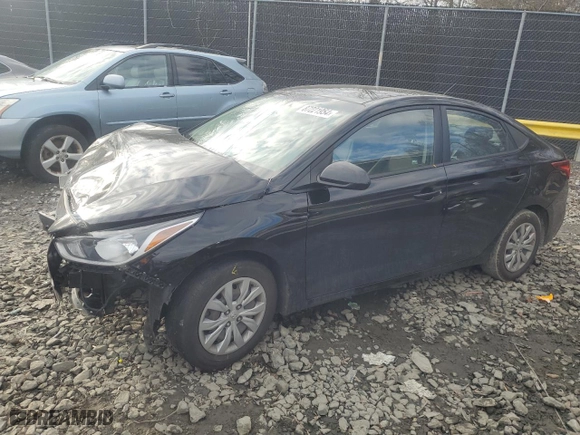 2020 Hyundai Accent SE with VIN 3KPC24A64LE096499, listed as a Copart auction lot 87221954 with NaN miles and Salvage Title. Bid and sale history available at carsss.com. Image 1.