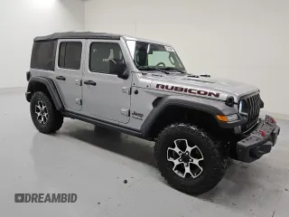 2021 Jeep Wrangler Unlimited Rubicon with VIN 1C4HJXFGXMW694860, listed as a Copart auction lot 58929725 with 29,172 mi miles and Clean title. Bid and sale history available at DreamBid. Image 4.
