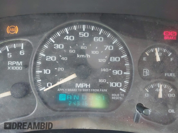 2002 Chevrolet Tahoe LS z VIN 1GNEC13Z42R214489, wystawiony jako IAAI lot #42438810 z przebiegiem 243 161 mil mil oraz . Historia ofert i sprzedaży dostępna na DreamBid. Obrazek 7.