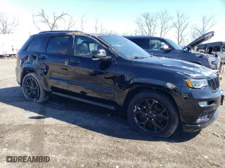 2021 Jeep Grand Cherokee Limited X with VIN 1C4RJFBT5MC630020, listed as a Copart auction lot 49804915 with 18,313 mi miles and Salvage Title. Bid and sale history available at carsss.com. Image 4.