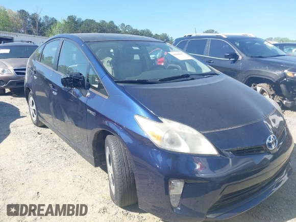 2012 Toyota Prius One with VIN JTDKN3DU9C1610096, listed as a IAAI auction lot 41980917 with 216,546 mi miles and . Bid and sale history available at carsss.com. Image 1.