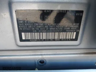 2013 Subaru Legacy 2.5i Sport with VIN 4S3BMCG68D3032417, listed as a IAAI auction lot 41315706 with 182,120 mi miles. Bid and sale history available at carsss.com. Image 9.
