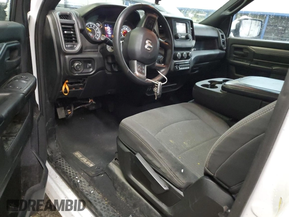 2022 Ram 2500 Tradesman with VIN 3C6MR5AJ8NG221867, listed as a Copart auction lot 44671085 with 88,339 mi miles and Salvage Title. Bid and sale history available at carsss.com. Image 8.