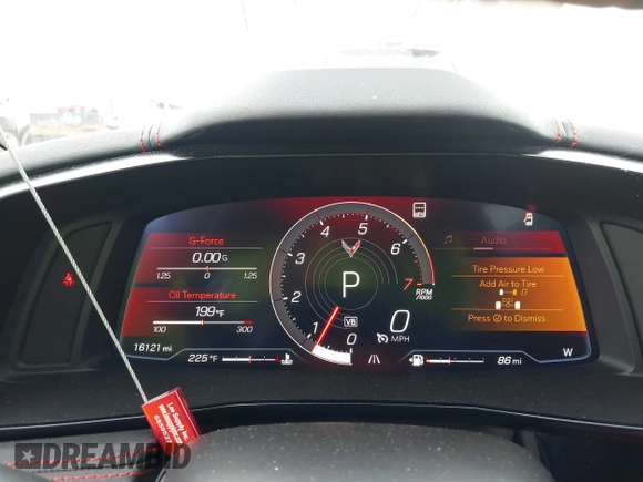 2022 Chevrolet Corvette 2LT with VIN 1G1YB2D44N5103303, listed as a IAAI auction lot 42372884 with 16,121 mi miles and . Bid and sale history available at DreamBid. Image 7.