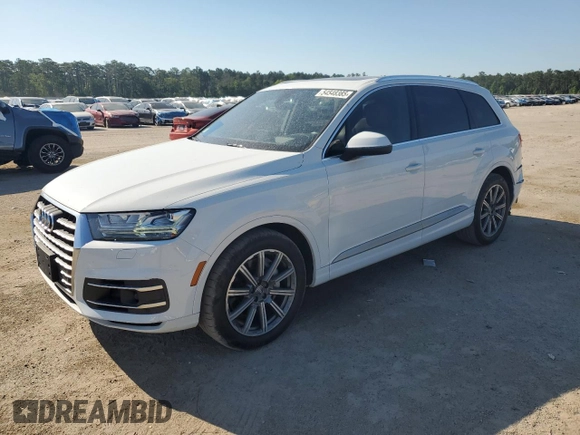 2017 Audi Q7 Prestige with VIN WA1VAAF74HD040786, listed as a Copart auction lot 54548385 with 111,233 mi miles and Salvage title. Bid and sale history available at DreamBid. Image 1.