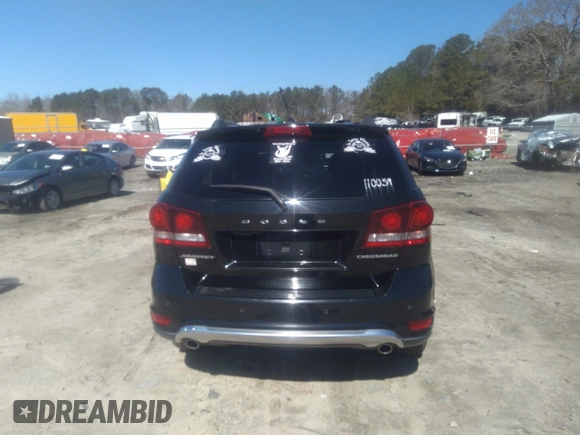 2015 Dodge Journey Crossroad with VIN 3C4PDCGG7FT682507, listed as a IAAI auction lot 41737199 with 140,468 mi miles and . Bid and sale history available at DreamBid. Image 17.
