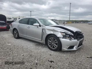 2014 Lexus LS 460 with VIN JTHCL5EFXE5022496, listed as a Copart auction lot 53890885 with 137,226 mi miles and Salvage title. Bid and sale history available at DreamBid. Image 4.