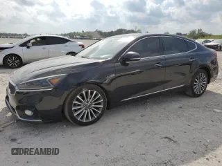 2017 Kia Cadenza Premium with VIN KNALB4J17H5048709, listed as a Copart auction lot 48437165 with 109,001 mi miles and Salvage Title. Bid and sale history available at carsss.com. Image 1.