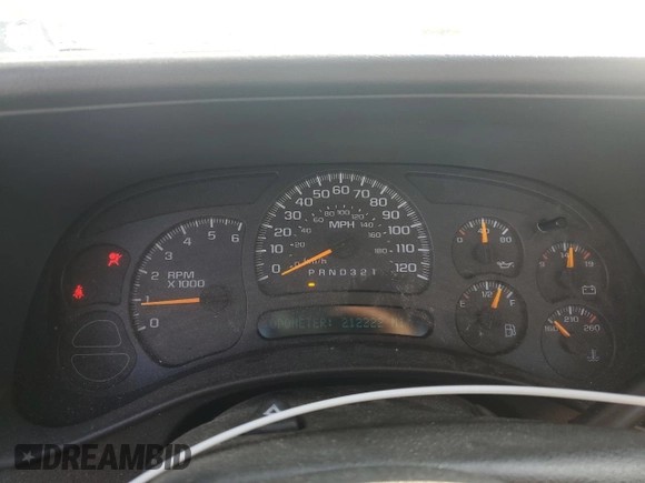 2006 Chevrolet Silverado 1500 Work Truck with VIN 3GCEC14X76G270714, listed as a Copart auction lot 52368285 with 212,222 mi miles and Salvage Title. Bid and sale history available at DreamBid. Image 9.