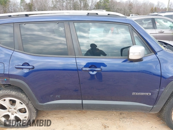 2017 Jeep Renegade Limited with VIN ZACCJBDB9HPE72768, listed as a IAAI auction lot 41506030 with 93,657 mi miles and . Bid and sale history available at DreamBid. Image 13.