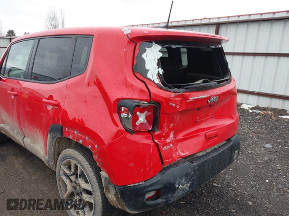 2021 Jeep Renegade Upland Edition with VIN ZACNJDAB8MPM65066, listed as a IAAI auction lot 41798043 with 55,247 mi miles. Bid and sale history available at carsss.com. Image 6.