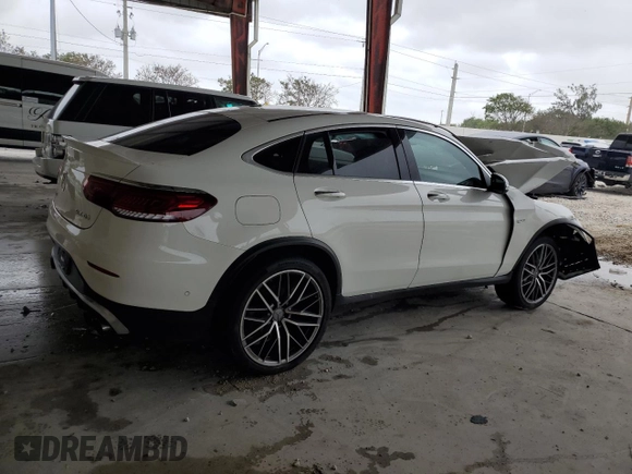 2021 Mercedes-Benz GLC with VIN W1N0J6EB9MF958835, listed as a Copart auction lot 80395753 with 52,250 mi miles and Non Repairable. Bid and sale history available at carsss.com. Image 3.
