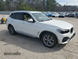 2021 BMW X3 sDrive30i z VIN 5UXTY3C03M9F63436, wystawiony jako Copart lot #45341545 z przebiegiem Nie podano mil oraz Szkoda całkowita • Salvage title. Historia ofert i sprzedaży dostępna na DreamBid. Obrazek 4.