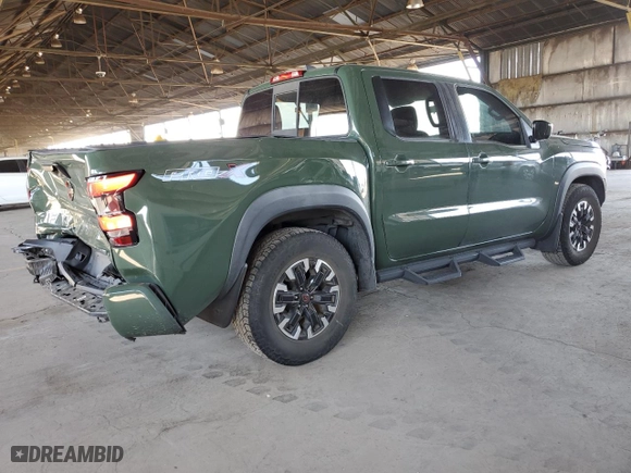 2022 Nissan Frontier PRO-X with VIN 1N6ED1EJ8NN668704, listed as a Copart auction lot 74033864 with 56,198 mi miles and Salvage Title. Bid and sale history available at carsss.com. Image 3.