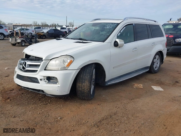 2010 Mercedes-Benz GL-Class GL 450 with VIN 4JGBF7BEXAA557644, listed as a IAAI auction lot 41862216 with 141,849 mi miles. Bid and sale history available at carsss.com. Image 2.