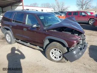2003 Dodge Durango Sport with VIN 1D4HS38N13F583701, listed as a IAAI auction lot 41687717 with 181,180 mi miles. Bid and sale history available at carsss.com. Image 1.