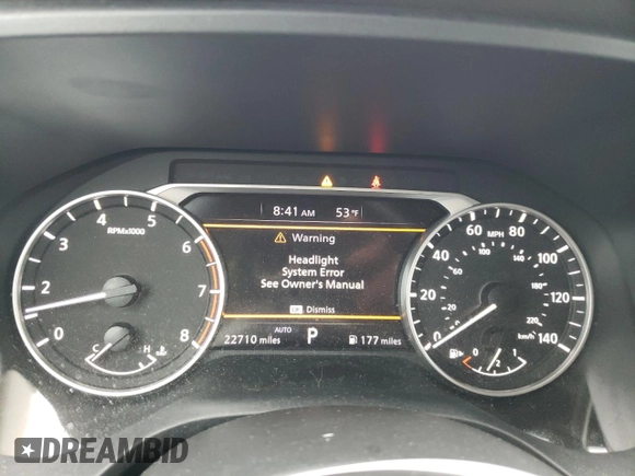 2023 Nissan Rogue S with VIN 5N1BT3AB2PC745774, listed as a Copart auction lot 56167075 with 22,710 mi miles and Salvage title. Bid and sale history available at DreamBid. Image 9.