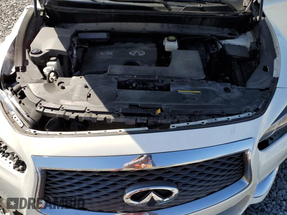 2017 Infiniti QX60 with VIN 5N1DL0MM0HC519612, listed as a Copart auction lot 55496365 with 140,205 mi miles and Salvage Title. Bid and sale history available at DreamBid. Image 12.