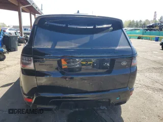 2020 Land Rover Range Rover Sport HSE with VIN SALWR2SU0LA899509, listed as a Copart auction lot 53535285 with 91,280 mi miles and Salvage title. Bid and sale history available at DreamBid. Image 6.