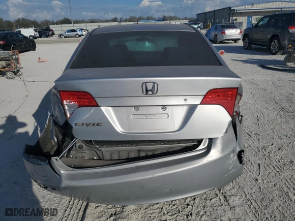 2007 Honda Civic Sdn LX with VIN 1HGFA165X7L021819, listed as a Copart auction lot 47193665 with 263,093 mi miles and Non Repairable. Bid and sale history available at carsss.com. Image 6.