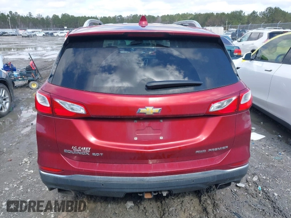 2019 Chevrolet Equinox Premier with VIN 2GNAXYEX2K6276346, listed as a IAAI auction lot 41627909 with 118,134 mi miles. Bid and sale history available at carsss.com. Image 17.