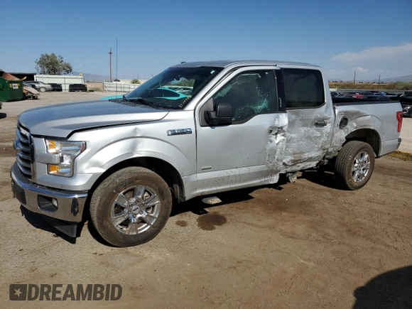 2017 Ford F-150 XL with VIN 1FTEW1CP2HKD30788, listed as a Copart auction lot 64604215 with 110,333 mi miles and Salvage title. Bid and sale history available at DreamBid. Image 1.