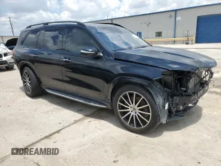 2022 Mercedes-Benz GLS 450 with VIN 4JGFF5KE0NA716893, listed as a Copart auction lot 58740754 with 18,212 mi miles and Clean Title. Bid and sale history available at DreamBid. Image 4.