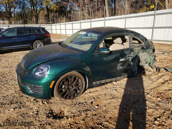 2017 Volkswagen Beetle 1.8T SE with VIN 3VWJ17AT8HM612357, listed as a Copart auction lot 83493794 with 65,841 mi miles and Salvage Title. Bid and sale history available at carsss.com. Image 1.
