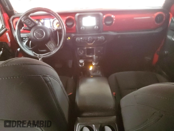 2020 Jeep Wrangler Unlimited Sport with VIN 1C4HJXDN5LW130646, listed as a Copart auction lot 88089985 with 66,244 mi miles and Salvage title. Bid and sale history available at DreamBid. Image 8.