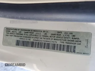 2008 Volkswagen Beetle SE z VIN 3VWRG31Y18M417075, wystawiony jako Copart lot #80433854 z przebiegiem 112 962 mil mil oraz Szkoda całkowita • Salvage title. Historia ofert i sprzedaży dostępna na DreamBid. Obrazek 14.