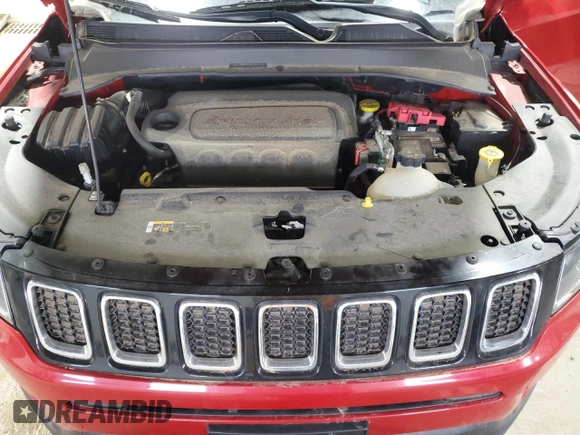2021 Jeep Compass Limited with VIN 3C4NJDCB9MT599965, listed as a Copart auction lot 49705175 with 65,182 mi miles and Salvage Title. Bid and sale history available at carsss.com. Image 12.