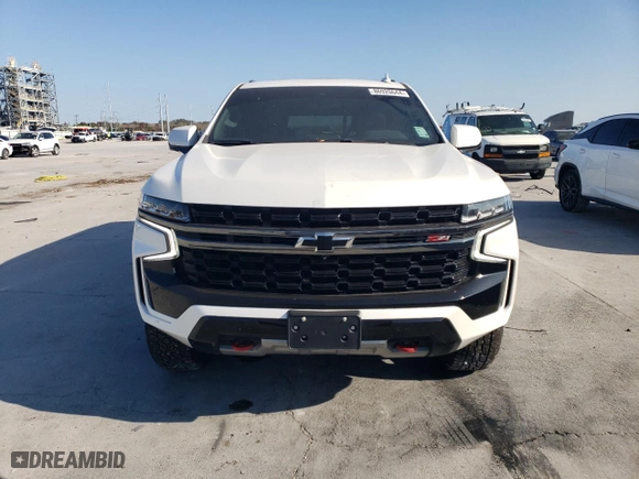 2022 Chevrolet Suburban Z71 with VIN 1GNSKDKD6NR344436, listed as a Copart auction lot 86920644 with 28,430 mi miles and Salvage Title. Bid and sale history available at carsss.com. Image 5.