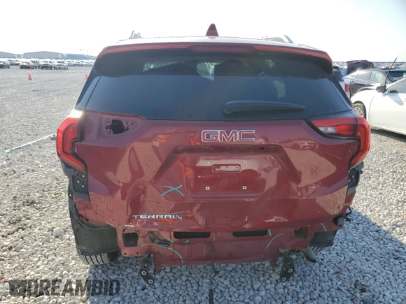 2018 GMC Terrain SLT with VIN 3GKALPEV1JL351016, listed as a Copart auction lot 44307305 with 113,375 mi miles and Salvage Title. Bid and sale history available at DreamBid. Image 6.