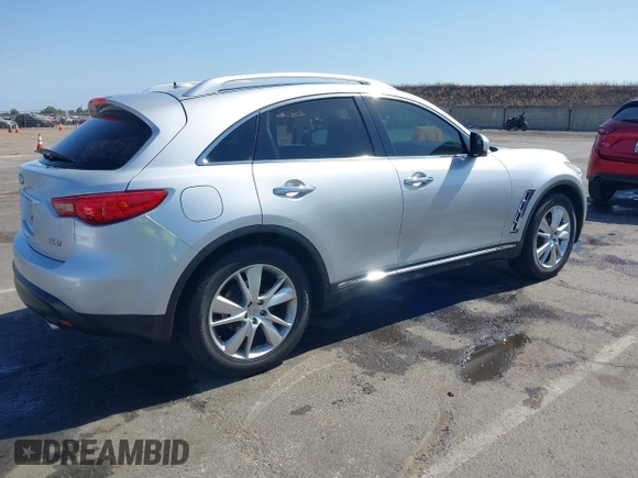 2013 Infiniti FX with VIN JN8CS1MU9DM142005, listed as a IAAI auction lot 42418388 with 81,715 mi miles and . Bid and sale history available at DreamBid. Image 4.