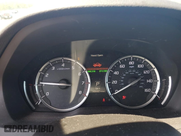 2016 Acura MDX w/Advance with VIN 5FRYD4H97GB009385, listed as a Copart auction lot 52037985 with 148,682 mi miles and Salvage Title. Bid and sale history available at carsss.com. Image 9.
