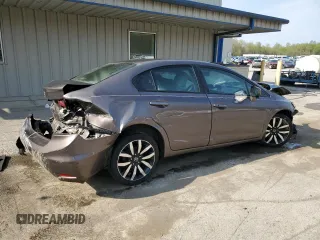 2015 Honda Civic EX-L with VIN 2HGFB2F90FH512353, listed as a Copart auction lot 54931545 with 150,461 mi miles and Salvage Title. Bid and sale history available at DreamBid. Image 3.
