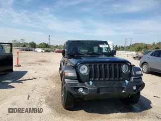 2023 Jeep Wrangler Sport with VIN 1C4HJXAG3PW618988, listed as a Copart auction lot 71615934 with 34,342 mi miles and Salvage title. Bid and sale history available at DreamBid. Image 13.
