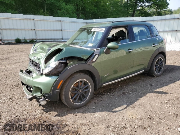 2015 MINI Countryman S with VIN WMWZC5C53FWP49039, listed as a Copart auction lot 60200335 with Not provided miles and Salvage title. Bid and sale history available at DreamBid. Image 1.