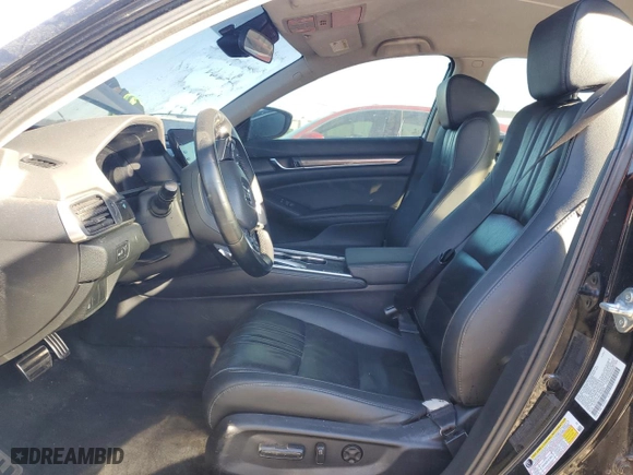 2022 Honda Accord Sedan Sport SE with VIN 1HGCV1F49NA000080, listed as a Copart auction lot 46639555 with 0 mi miles and Salvage Title. Bid and sale history available at carsss.com. Image 7.